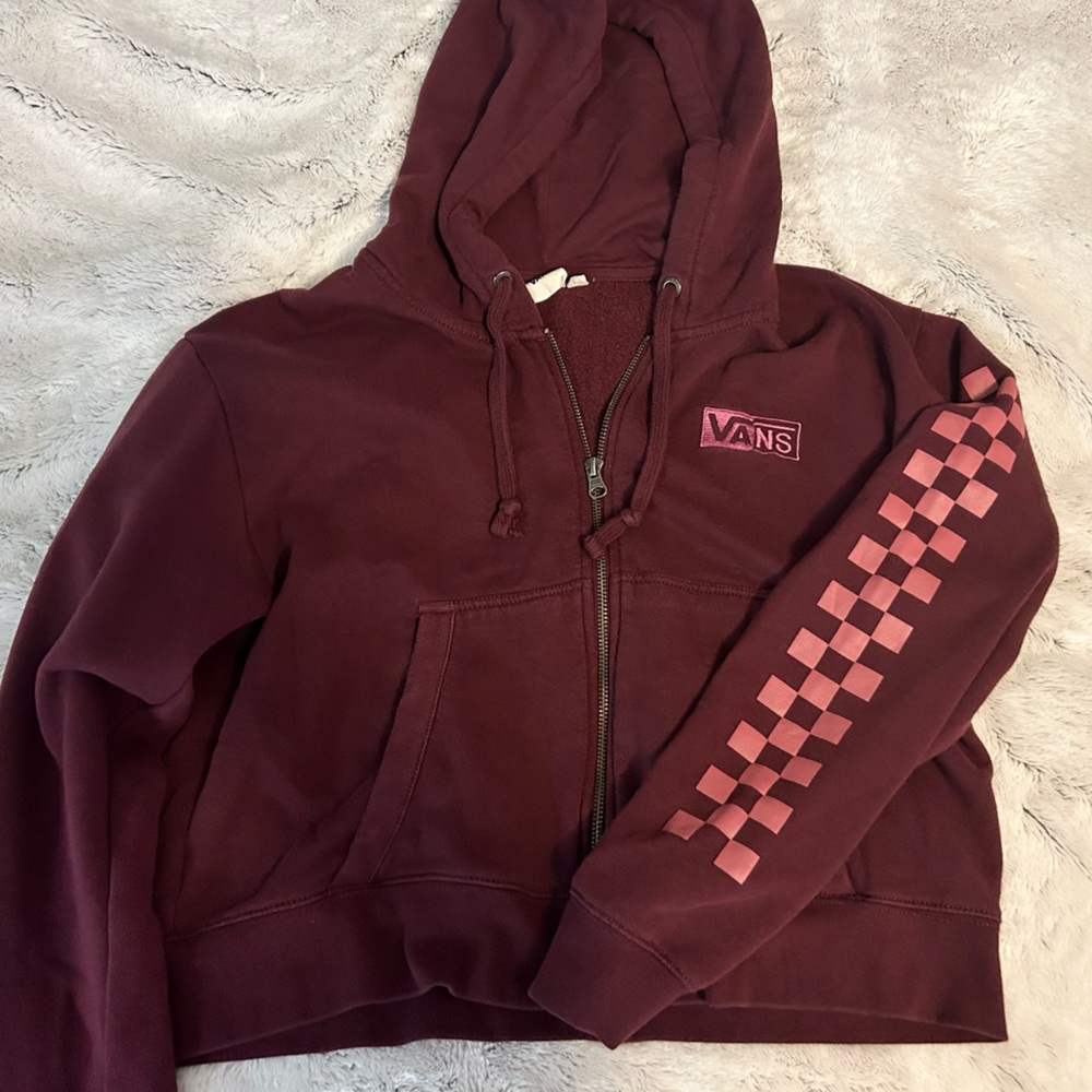 Vans Cropped Zip Up